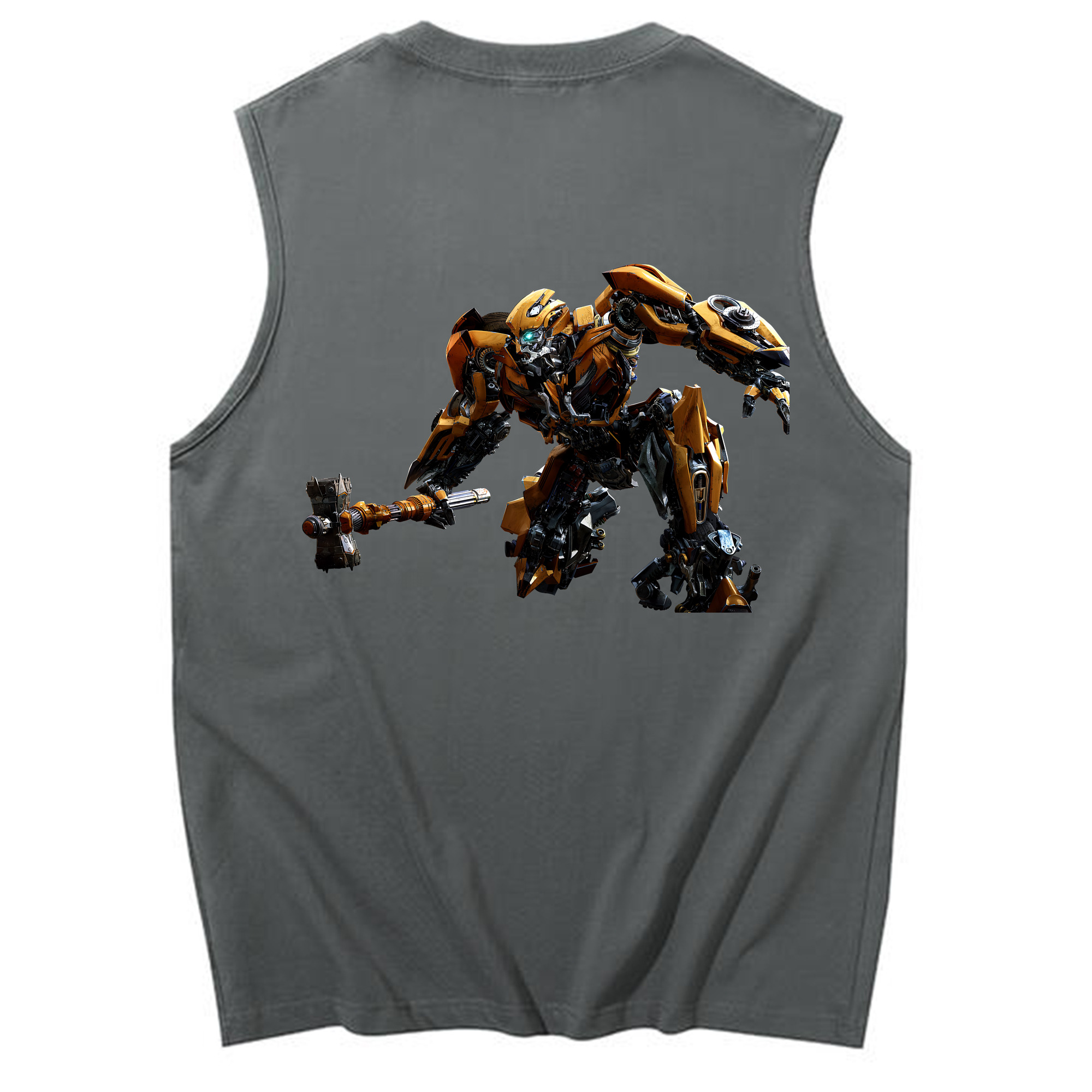 （画像用） Transformers トランスフォーマー コットン100％タンクトップ（背面プリント）